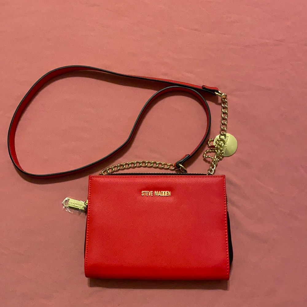 New red Steve Madden bag